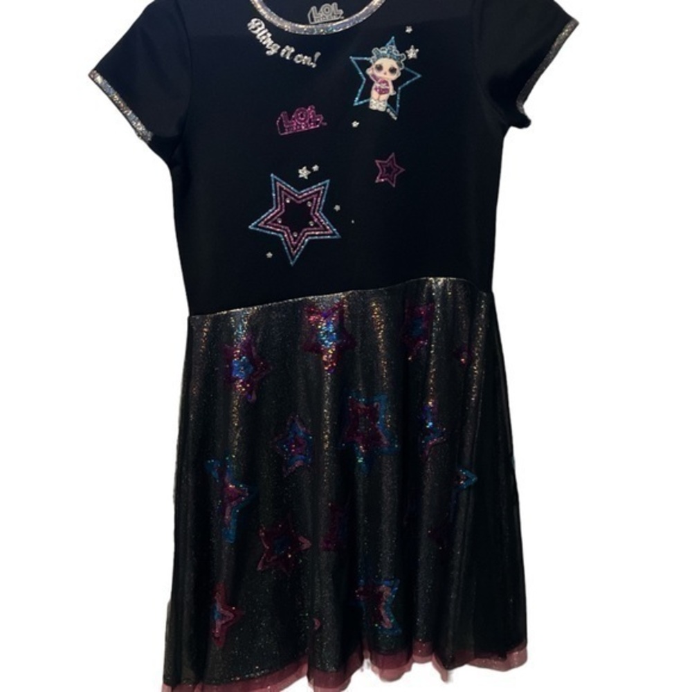 LOL “BLING IT ON” Dress Large 10/12